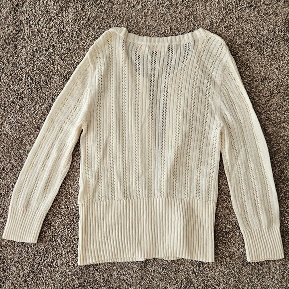 DKNY Lacy Knit Cardigan - Picture 3 of 11